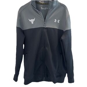 MEN'S UNDER ARMOUR PROJECT ROCK BLOOD SWEAT RESPECT TRACK ZIPPER JACKET Small